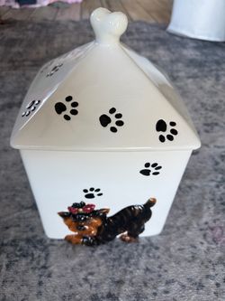 Yorkie Cookie/Treat Jar
