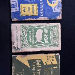 3 Vintage Stamp Books