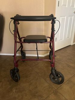 Adult walker 6 inch wheels
