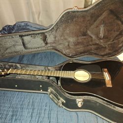 Fender Acoustic Guitar Cd-60 With Case