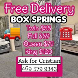 Box Springs Twin box Full box Queen box King box Bases para colchon Box spring