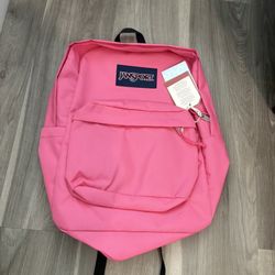Pink Jansport Backpack 