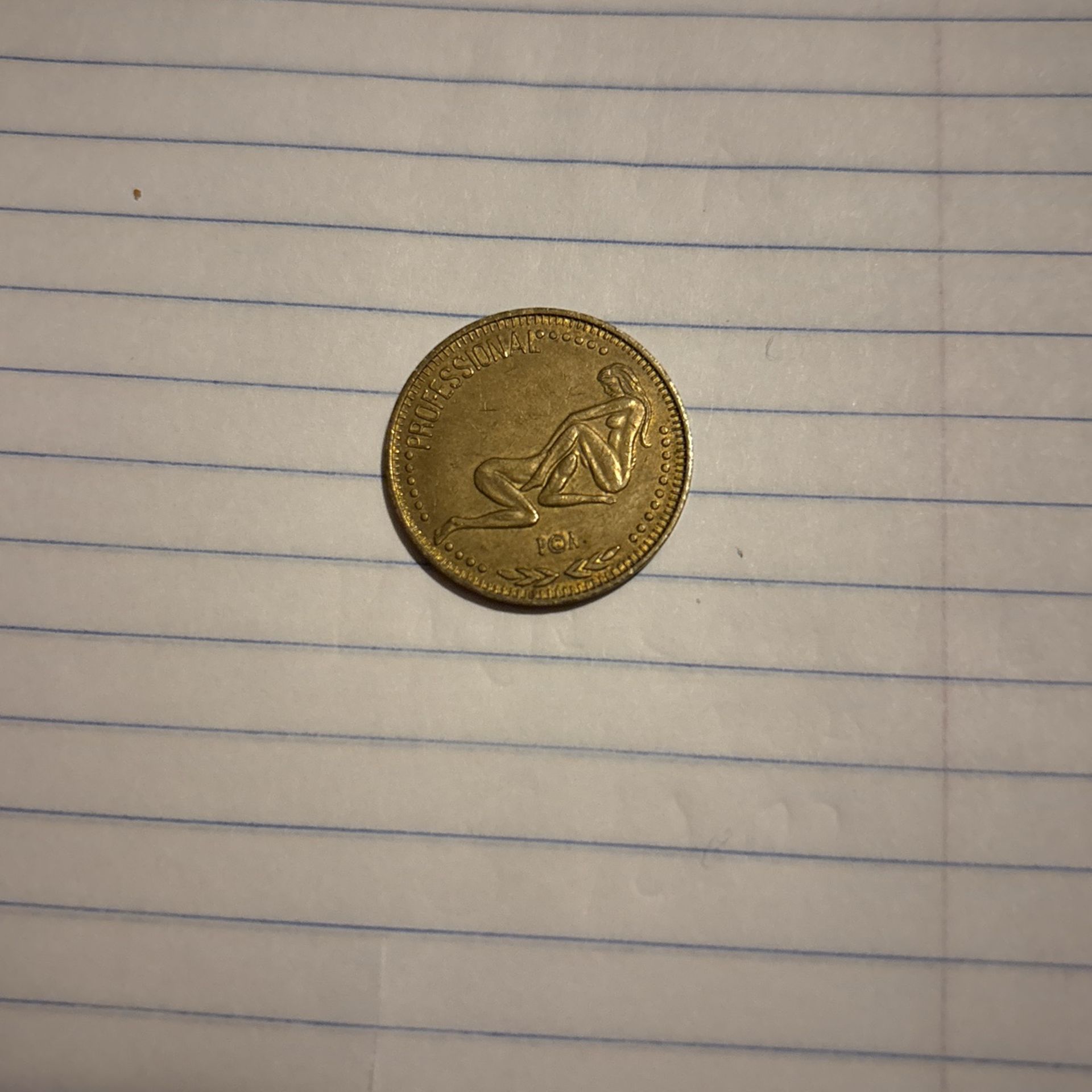 Vintage Adult Novelty Coin