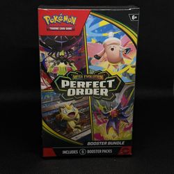 Pokémon TCG: Mega Evolution-Perfect Order Booster Bundle (6 Packs) New Sealed