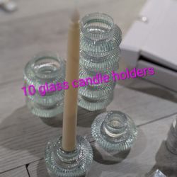 Glass Candle Holders Candles 