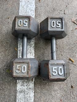 50 lbs dumbbells