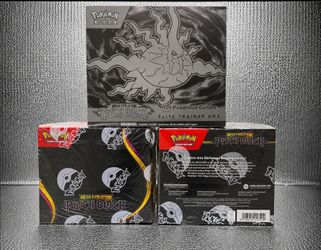 Pokémon TCG: Mega Evolution—Pitch Black Booster Display Box (36 Packs) 🔥🌑 and Pokemon Center Elite Trainer Box