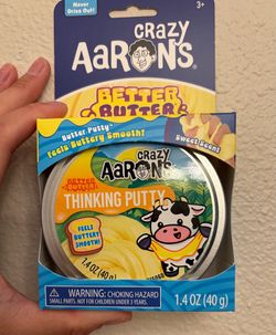 Crazy Aaron's Better Butter 3.5" Thinking Putty Tin