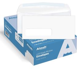 Aimoh #10 Single Left Window Envelopes 