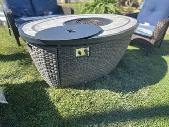 brand new patio fire pit propane in box