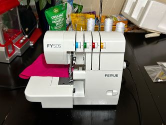 Slightly Used FEIYUE FY505 Serger Overlock Machine - 2/3/4 Thread (In Box)