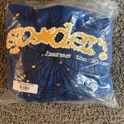 Blue Sp5der Tc Hoodie