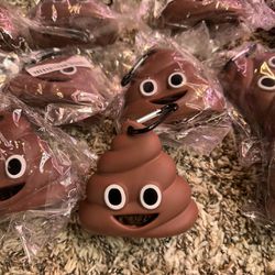 Lot Of 16 Dog Poo Emoji Bag Dispensers
