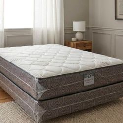 Queen Size MATTRESS ORTHOPEDIC WITH BOX SPRING SET NEW MATTRESS 