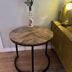 Cute Wood Side Table 