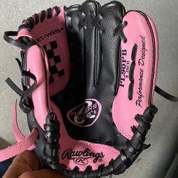 Girls 9in Baseball Glove