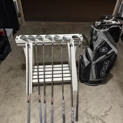 Nike Irons + TaylorMade P790 + 60° Wedge + Ogio Bag