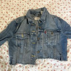 LEVIS CROPPED JEAN JACKET