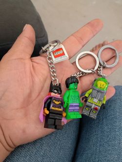 Key chains the three for 15 or 7 each.