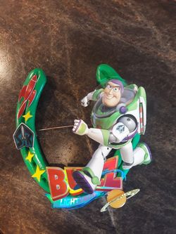 Buzz Lightyear horseshoe door hanger