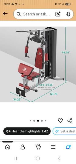 Barely used workout machine