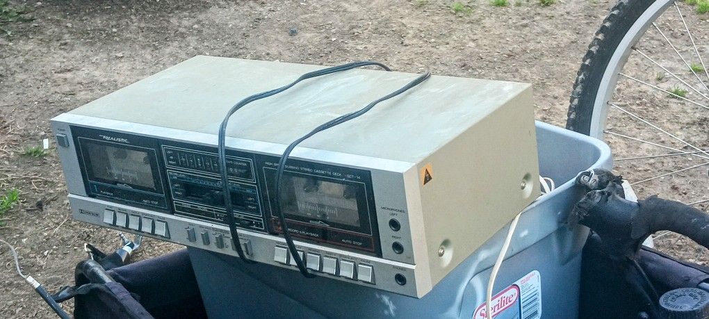 Vintage Dual Cassette Deck