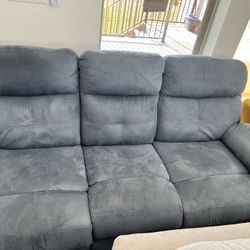 3 Seater Soft Cushion Recliner For sale! 
