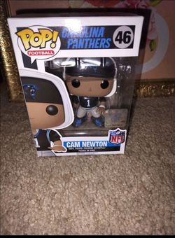 Carolina Panthers Funko Pop Cam Newton (Black jersey) #46