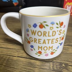16 Oz Stoneware Worlds Greatest Mom Mug - Parker Lane 