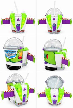 Buzz Lightyear Toy Story 5 popcorn bucket  and Tumbler Cup with Straw