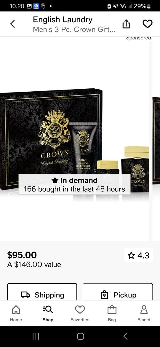 Mens Perfume Set
