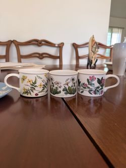 Portmeirion Botanic Garden Mugs Set of 3