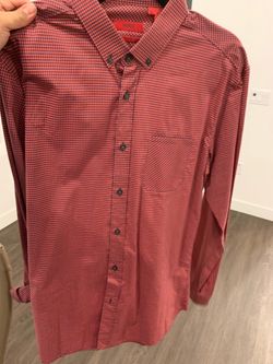 Hugo boss l xl button up shirt