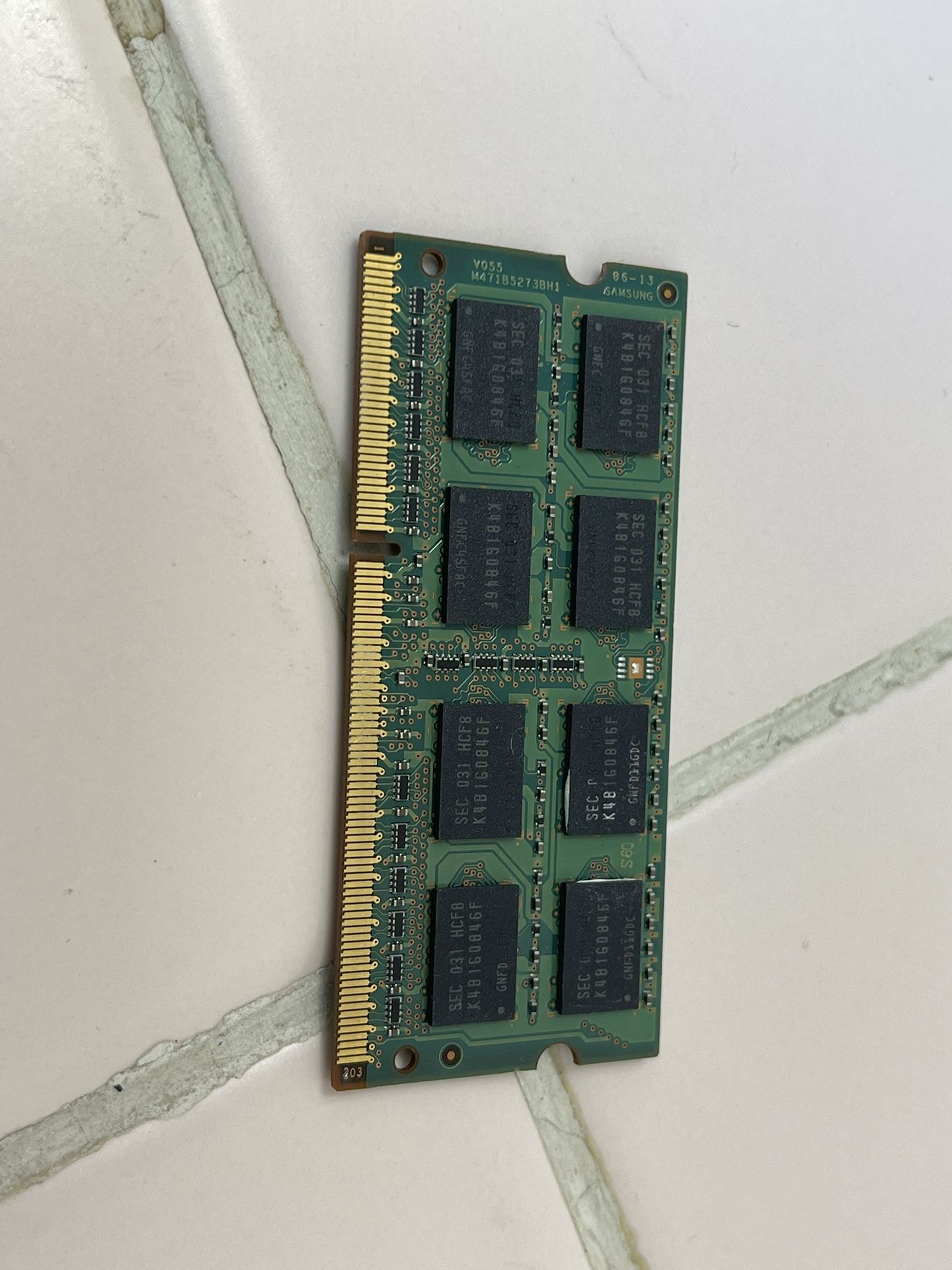 k4b1g0846f samsung ddr3 ram