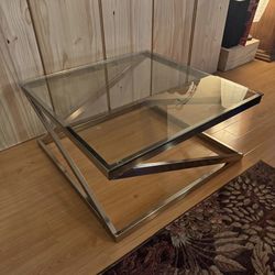 Gold coffee table