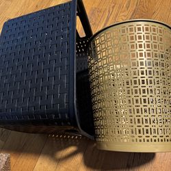 Two storages baskers ,$5 each