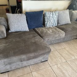 Large Grey Furniture Sectional