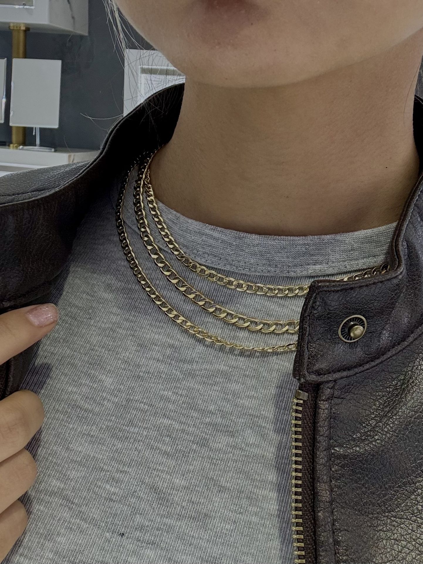 Special Sale — 15% OFF! ✨ Curb Link Chain Necklaces (14K Yellow Gold)