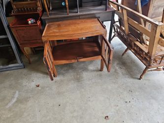 Liquor Or Alcohol Cabinet Side Table