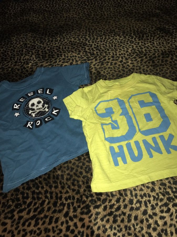 Baby boy tshirts size 6 months