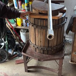 Vintage Wine Making Machine, Totally Functional