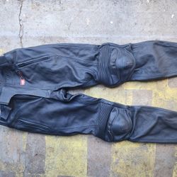 Aprilia Leather Motorcycle Pants