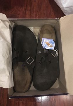 Birkenstock Boston soft suede mocha