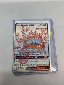 Guzzlord GX SV71/SV94 Hidden Fates Shiny Vault Full Art Pokemon Pokémon Excellent condition