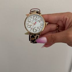 Betsy Johnson Leopard Watch
