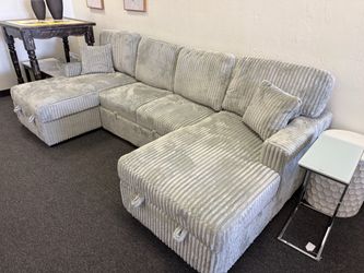 Sleeper sectional with storage