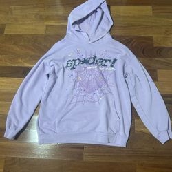 Sp5der Acai Hoodie Purple