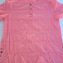 Zanzea Woman's Pink Shirt