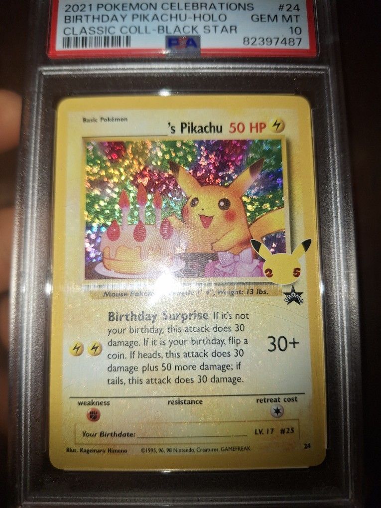 Pokemon Cards LOT psa 10 Pikachu