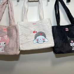 Sanrio Soft Plush Tote Bag